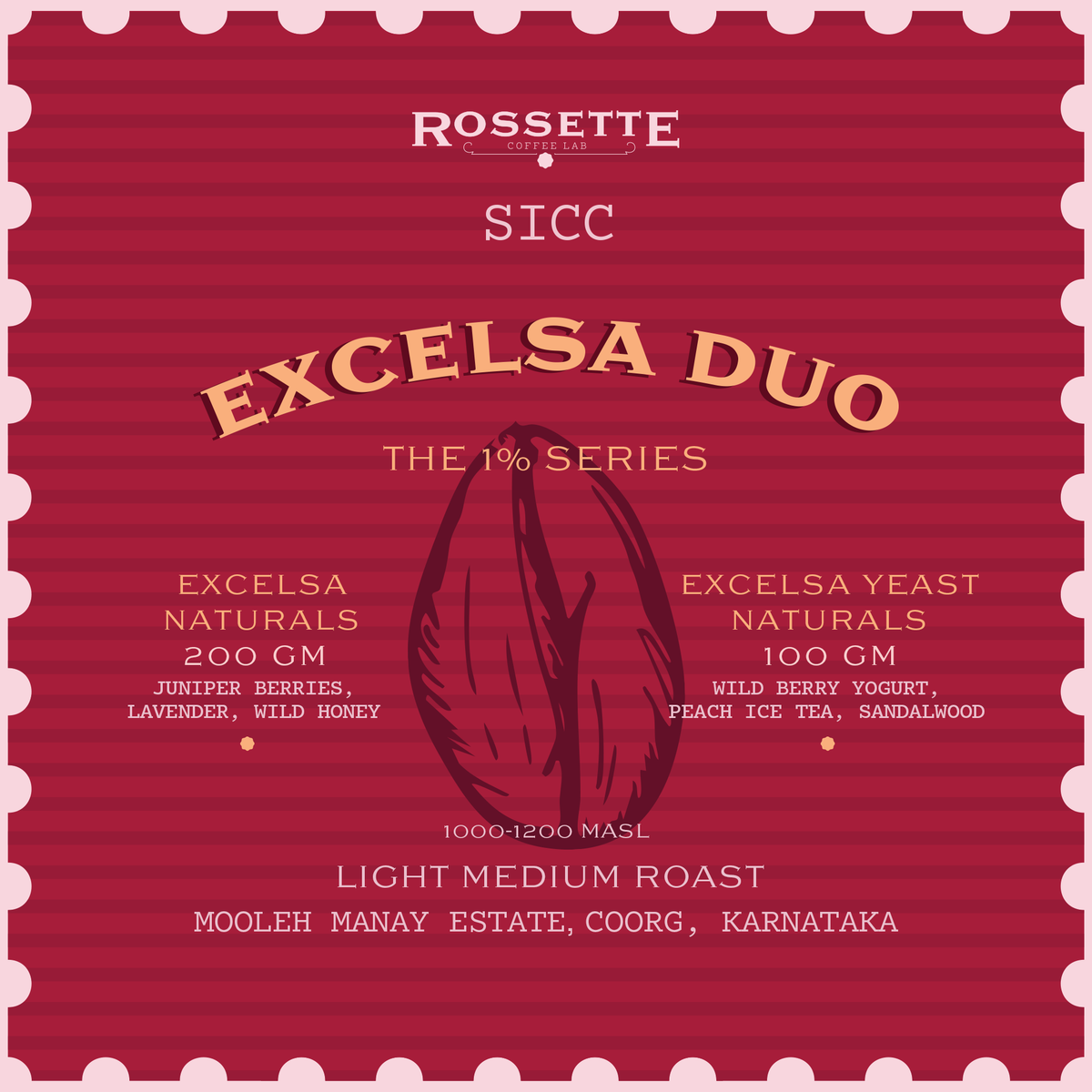 Excelsa Duo  ( Yeast Inoculated Naturals 100g + Anaerobic Naturals 200g )