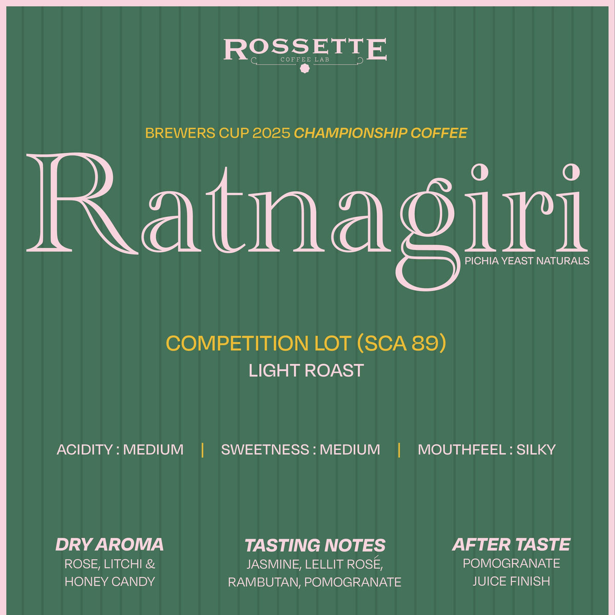 Ratnagiri Pichia Yeast Naturals (SCA 89)
